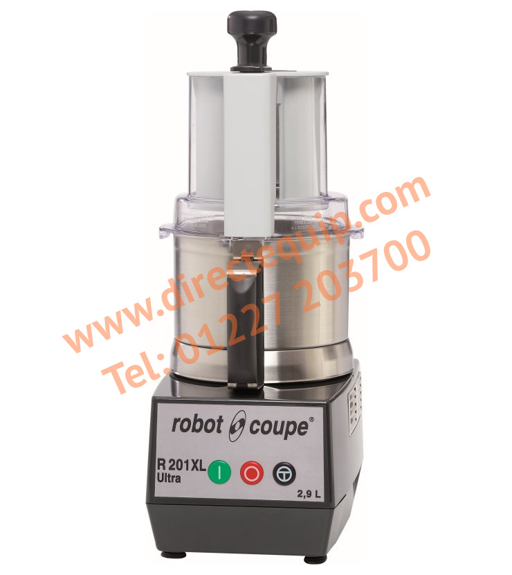 Robot Coupe R201XL Veg Prep & Bowl Cutter In Lid Ejection